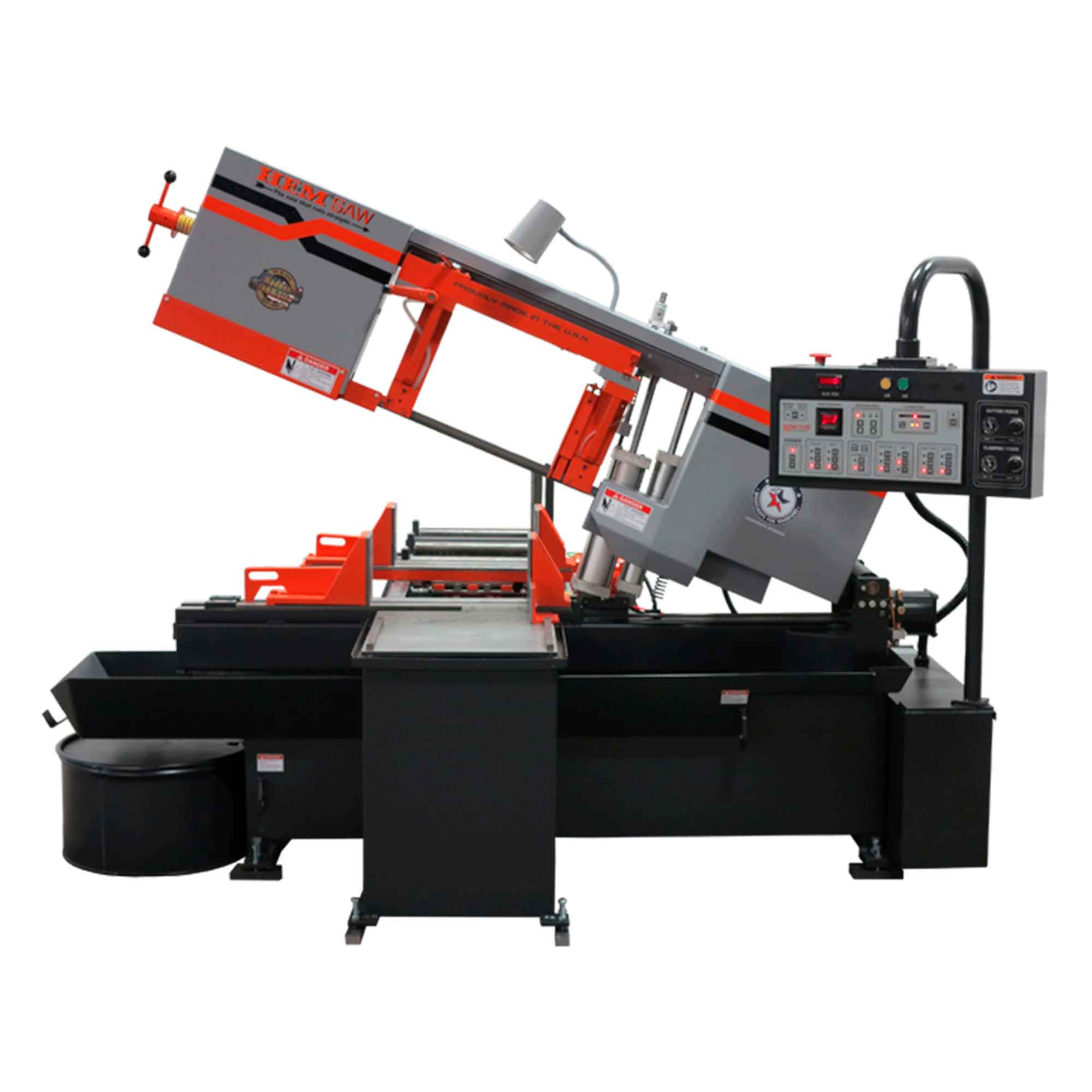 HEM SAW-H105LA-4 / H105LA-4 Máquina de Sierra Cinta Horizontal Pivot H105LA-4